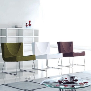 Metal Dining Luxury Recliner Chaise Visitor Reception Meeting <b>Office</b> Chair Living Room Leisure Lounge Modern Sofa Chair - Product Image 2