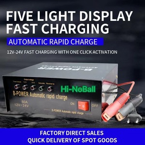 Chargeur de batterie intelligent automatique 24v 12v 12v 12v 10a Lifepo4 Chargeur de batterie au plomb à cycle profond sans entretien pour voiture <span class=keywords><strong>Moto</strong></span> - Product Image 3