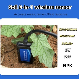 Misuratore di Suolo NPK 8-in-1 Wireless LoRa Sensore di Umidità Agricoltura Sensore Multi-parametrico per Misurare EC Salinità PH Temperatura - Product Image 2