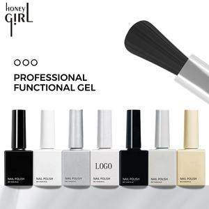 HONEY GIRL OEM 15ML UV LED Esmalte de uñas Super Shine Matte Clear Gel Top Coat No Wipe High Shine Base y Top Coat Esmalte de uñas - Product Image 1