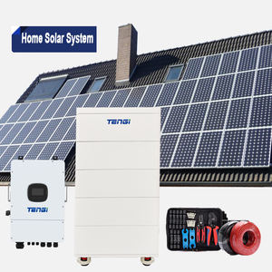 Système d'énergie solaire domestique hybride complet 5kw 10kw 15kw 20kw 30kw hors réseau panneaux solaires avec batterie et onduleur 300ah pour la maison - Product Image 1