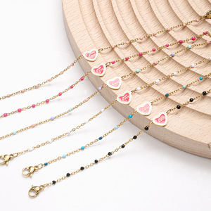 Pulsera <span class=keywords><strong>de</strong></span> Acero Inoxidable con Forma <span class=keywords><strong>de</strong></span> Corazón, Pulsera <span class=keywords><strong>de</strong></span> Amor, Carta, <span class=keywords><strong>Amistad</strong></span>, Regalo <span class=keywords><strong>de</strong></span> Cumpleaños - Product Image 3