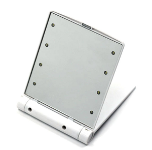 <span class=keywords><strong>Espejo</strong></span> de Maquillaje Portátil de Viaje, <span class=keywords><strong>Espejo</strong></span> Compacto Plegable de Doble Cara <span class=keywords><strong>con</strong></span> Aumento, Mini <span class=keywords><strong>Espejo</strong></span> de Escritorio <span class=keywords><strong>con</strong></span> 16/40 <span class=keywords><strong>Luces</strong></span> LED, Iluminación de 3 Colores - Product Image 5