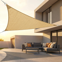 Voile d'ombrage en HDPE tricoté extra résistant 320 GSM pour projets commerciaux, auvents extérieurs, terrasses et zones de loisirs