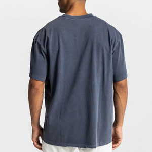 T-shirt Oversize en Molleton Bouclette de Haute Qualité, Personnalisable, Décontracté, Grammage Lourd, 100% Coton, Fabricant de T-shirts Vierges - Product Image 4