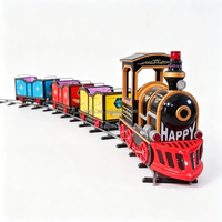Tren de Juguete para Parque de Atracciones, Mini Tren de Fibra de Vidrio, Venta Directa de Fábrica
