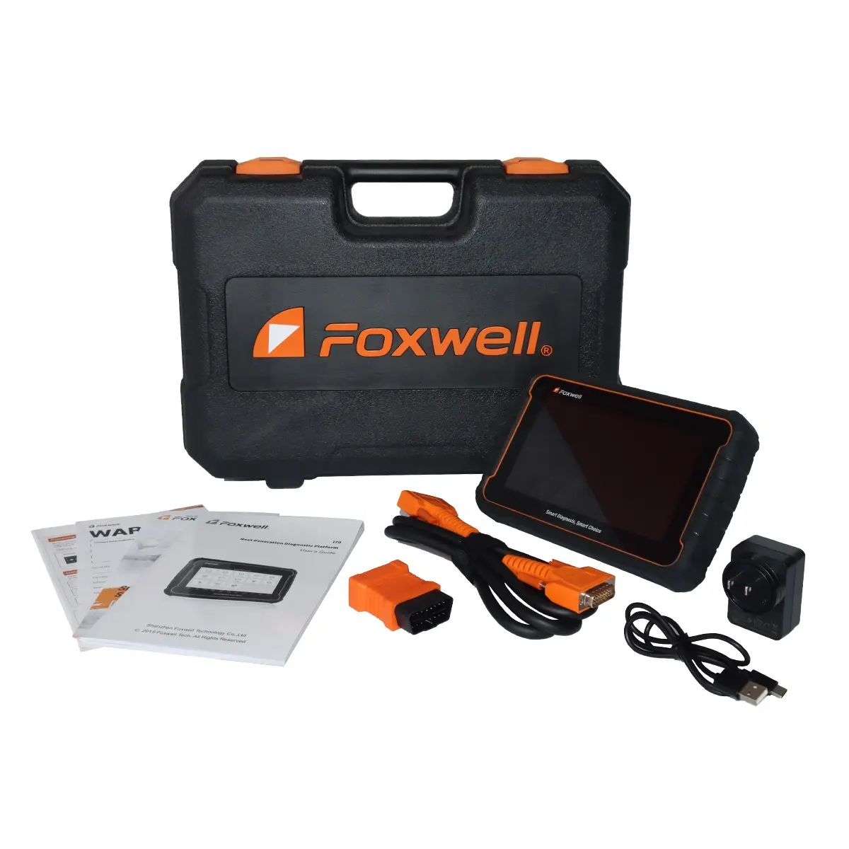 Foxwell Original I70เครื่องสแกนเนอร์วินิจฉัยความผิดพลาดของรถยนต์รุ่นต่อไปพร้อมการวินิจฉัยระบบ Android