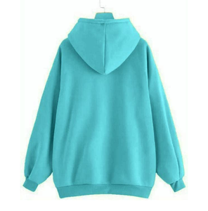 Sudadera con Capucha y Sudadera de Algodón Tejido Estampado Casual para Mujer, Tallas Grandes, Temporada de Invierno - Product Image 6