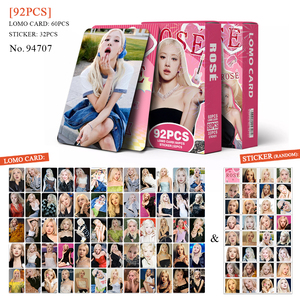 การ์ดโลโม่ฉลองครบรอบ 10 ปี BL 92 ชิ้น/กล่อง, การ์ดของขวัญส่วนตัวของโรส <span class=keywords><strong>เจน</strong></span><span class=keywords><strong>นี่</strong></span> <span class=keywords><strong>ลิ</strong></span><span class=keywords><strong>ซ่า</strong></span> จีซู, ชุดสะสมสติกเกอร์และการ์ดอวยพร - Product Image 4