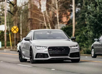 Kit carrosserie avant style RS7 pour Audi A7 C7 C7.5 S7 2009-2018, avec calandre nid d'abeille, ACC et PDC, pour mise à niveau et lifting A7 S7