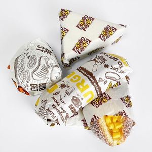 Papel de Envolver Antigrasa Desechable con Impresión Personalizada, Papel para Hamburguesas Resistente al Agua y al Aceite para Restaurantes, Picnics y Fiestas - Product Image 5