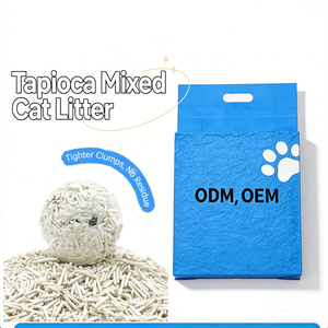 Aromatische, natuurlijke, biologisch afbreekbare, snelklonterende, stofvrije, plantaardige kattenbakvulling van tofu en cassave. - Product Image 1