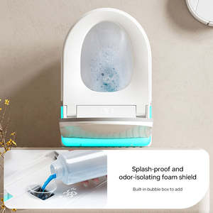 Nouvelle toilette intelligente en céramique Siphonic européenne à rinçage automatique murale multifonctionnelle entièrement automatique - Product Image 4