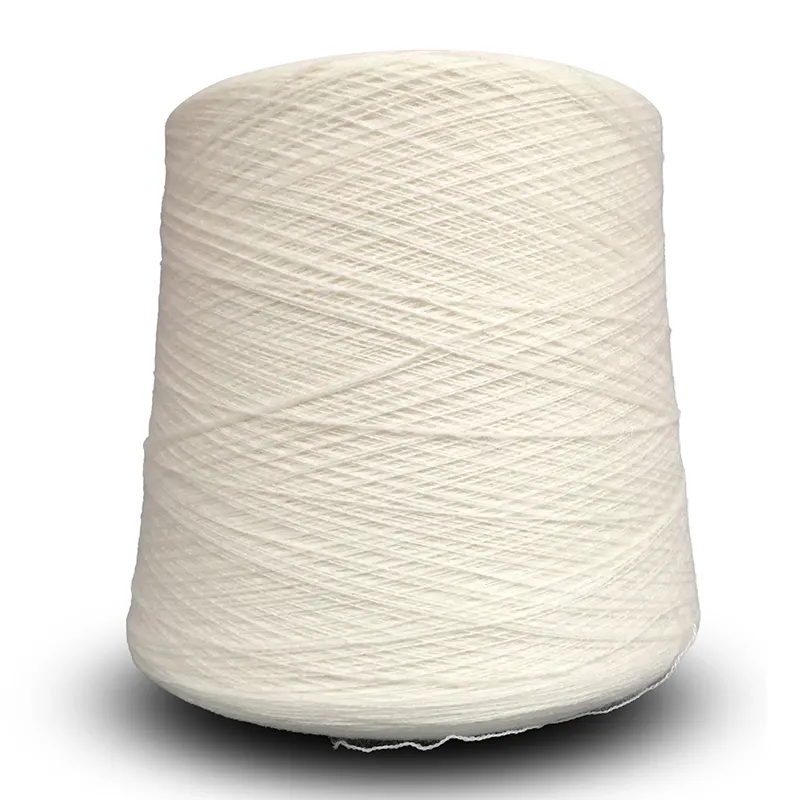 Fil de coton fabricants de fil de coton biologique fil mélangé TC White Single Core