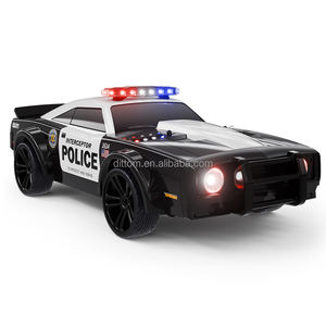 1/16 RC impermeabile della polizia <span class=keywords><strong>Muscle</strong></span> Drift <span class=keywords><strong>Car</strong></span> 2.4G 4WD veicolo da corsa ad alta velocità con i fari degli occhi di angelo demone - Product Image 3