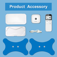 Massage Tens sans fil avec télécommande, massage par impulsions, massage musculaire, appareil Tens Ems pour soulager la douleur
