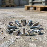 Fixations pour profilés aluminium industriels, accessoires en aluminium à rainure en T avec écrous et boulons