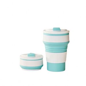 Gobelet à café pliable en plastique portable, bouteille d'eau rétractable légère pour les voyages - Product Image 3