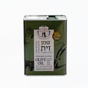 Lata de aceite de oliva ecológica de 2 litros, envase vacío de calidad alimentaria para galletas, chocolate, alimento para mascotas, lata rectangular cuadrada - Product Image 1