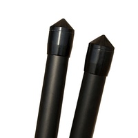 Poteau de support télescopique réglable en fibre de carbone, durable, pour camping en extérieur