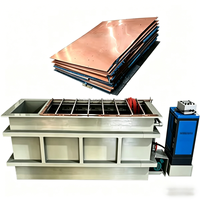 Máquina de Refinación por Electrólisis Pequeña para Refinación y Electroobtención de Cobre, Níquel y Estaño para Plantas de Electrólisis Pequeñas, Bajo Costo