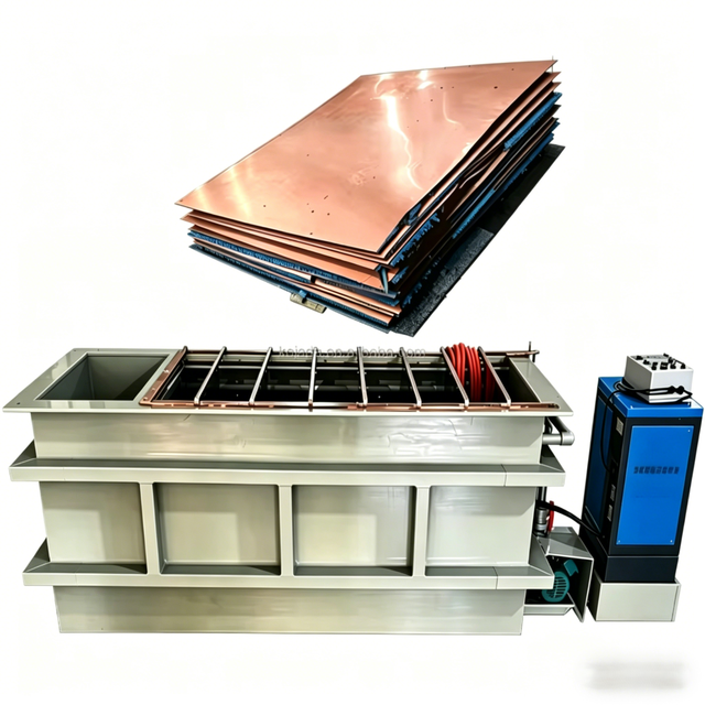 Small Electrolysis Refining Machine for Copper & Nickel & Tin Refining & Electrowinning for Small Electrolysis Plant, Low Cost
