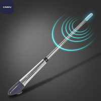 Antenne universelle en acier inoxydable avec LED bleue, vente directe d'usine Carfu, compatible ALPINA, modèle AC-1150, câble de 66 cm