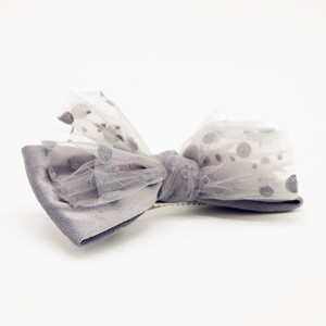 Terciopelo de puntos invierno dos capa accesorios <span class=keywords><strong>para</strong></span> el <span class=keywords><strong>cabello</strong></span> arco niñas nudo pinzas de cocodrilo - Product Image 5