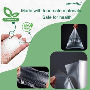 Sacs de conservation alimentaire SummedUp 10x14 pouces 1 gallon en PE transparent en rouleau pour congélateur et cuisine - Product Image 3