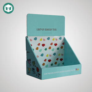 Diskon besar promosi karton Display berdiri bulu mata Counter Display untuk ritel - Product Image 5