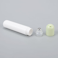 Fourni en usine 18ml PP + 304 bouteille carrée Roll-on bouteilles de distribution de crème pour les yeux bouteilles vides de 5g avec bouchon à vis pour cosmétiques