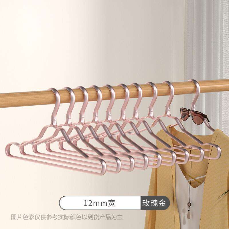 ไม้แขวนเสื้ออลูมิเนียมสีเทาปืน [สไตล์คลาสสิก] (1 ชิ้น)