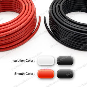 Câble <span class=keywords><strong>solaire</strong></span> industriel ShangJin 1*6mm² isolé XLPE massif, résistant aux UV, DC 1800V AC 1000V, étanche H1Z2Z2-K, vente en gros - Product Image 3