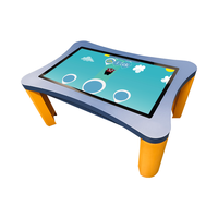 Table tactile réglable en hauteur de 43 pouces avec écran multi-touch, jeux interactifs Android 14 pour enfants, maternelle et jeux sensoriels