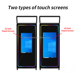 Miroir magique interactif numérique pour selfie de 70 pouces 2024, photomaton avec caméra, barre LED, écran tactile, compatible avec les appareils photo <span class=keywords><strong>reflex</strong></span> numériques - Product Image 3