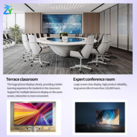 108-Zoll Digitales All-in-One Konferenzgerät 163-Zoll Interaktives 4K LED-Panel Boden-/Wandmontierbare Werbeanlage