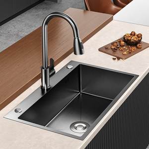 Fregadero de Cocina de Acero Inoxidable Premium, de un Solo Tazón Grande, Engrosado, para Instalar Bajo Encimera, para Uso Doméstico - Product Image 2