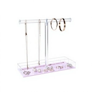 Greatest quality acrylic jewelry stand newest design customized shape and size jewelry display stand from india - Product Image 1