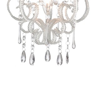 Lampe suspendue européenne en acrylique, luminaire décoratif d'intérieur, idéal pour une chambre d'enfant ou un <span class=keywords><strong>petit</strong></span> lustre moderne en cristal - Product Image 6