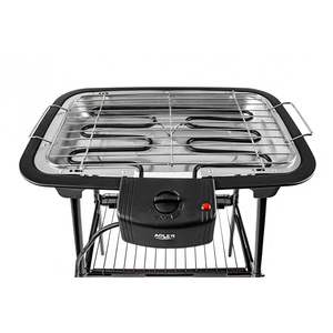 Adler Elettrogrill Ad_6602 Con Resistenza Estraibile 2400W Di Potenza Massima Panza BBQ Regolabile alta E Materiale Acciaio - Product Image 5
