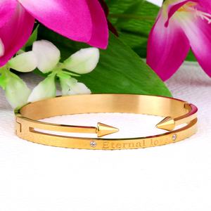 Bracelets en acier inoxydable plaqué or, bijoux de mariage, charmes, bracelet indien pour femmes - Product Image 3