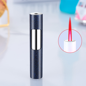 DEBANG Logo personnalisé et couleur briquet coupe-vent <span class=keywords><strong>bougie</strong></span> en alliage moderne et torche au butane briquets en gros en vrac - Product Image 6