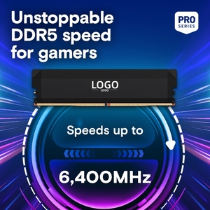 Black DDR5 <strong>RAM</strong> 64GB Kit (2x32GB) 6000MHz CL40 XMP 3.0 &amp; Expo Compatible Desktop Gaming Memory - Product Image 2