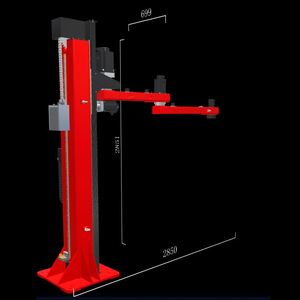 Robot de Paletización de Cuatro Ejes Borunte BRTIRPZ2080A con PLC, Caja de Cambios y Motor |   Alcance del brazo de 2000 mm |   Capacidad de Carga de 80 kg |   IP40 - Product Image 3