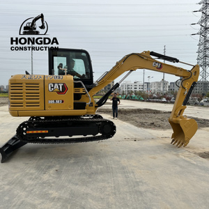 Caterpillar d'occasion pour CAT 305.5E2 Mini pelle sur chenilles Nouveau modèle État d'origine Moteur de 5 tonnes Poids en état de marche Moteur inclus - Product Image 2