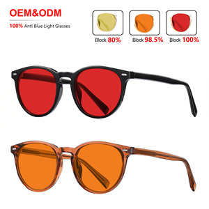 Anti-Blue Light Computer Glasses for Men Fashion 100% Blue-Light Blocker Eyeglasses OEM Wholesale High-end Custom TR90 <strong>Frame</strong> - Product Image 1