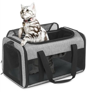 Foldable Lightweight <b>Pet</b> <b>Carrier</b> - Breathable Car-Ready Airline Tote for Cats & Dogs - Product Image 1