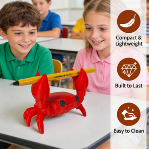 Portaoggetti Multifunzione a Forma di Granchio Stampato in 3D, Carino Organizzatore da Scrivania, Portapenne, Portarossetti, Porta Utensili Piccoli, Accessorio per Bagno e Cucina - Product Image 6