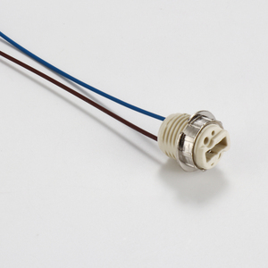 Portalámparas <span class=keywords><strong>G9</strong></span> de Cerámica <span class=keywords><strong>con</strong></span> Soporte, Lámpara de Baja Presión, Impermeable y Resistente a Altas Temperaturas - Product Image 4