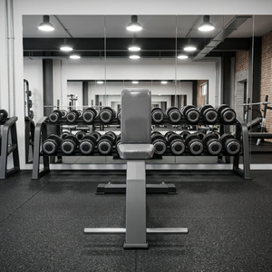 Banco de pesas comercial de 90 grados para entrenamiento de fuerza, gimnasio, fitness y ejercicios de hombros - Product Image 1